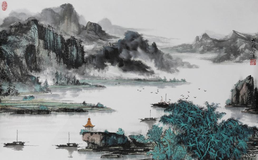 郜宗远:殿堂级山水画家(图2) 郜宗远:殿堂级山水画家(图2)