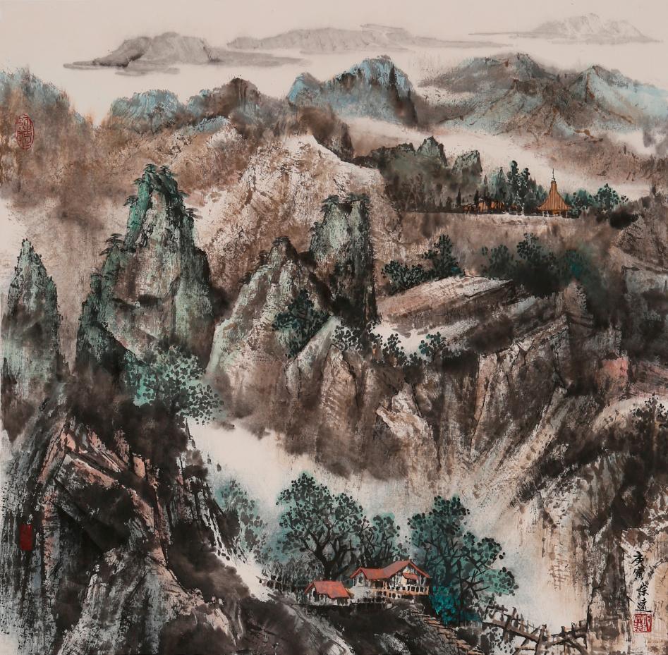 郜宗远:殿堂级山水画家(图4) 郜宗远:殿堂级山水画家(图4)